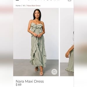 Baltic born green dress